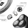 HQ8 Replacement Heads for Philips Norelco Aquatec Replacement Heads for Norelco Aquatec Replacement Blades HQ8505 PT720 PT730 AT880 At830 AT810 AT815,OEM Upgraded HQ8 Blades,6Pack & Brush