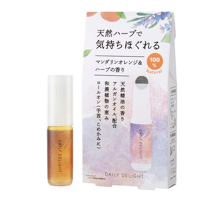 Daily Delight Roll-on aroma to enjoy natural herbs (mandarin orange &amp; herb)