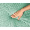 Deluxe Washable Reusable Single Bed, Incontinence Pad Protector with Tucks, Green