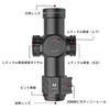 3x30IR Rifle Scope Short Scope 3x Fixed Magnification Sight with 20mm Rail Mount