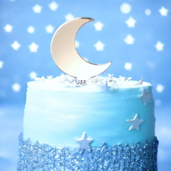 Servewell Moon Cake Toppers Pack 12, 6cm Cupcake Toppers