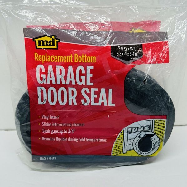 18 Foot Replacement Bottom GARAGE DOOR SEAL 2 1/2" x 18' Long