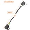 8ft Trailer Extension Wiring Harness 4-Pin Flat Tow Light Wire Connector Plug