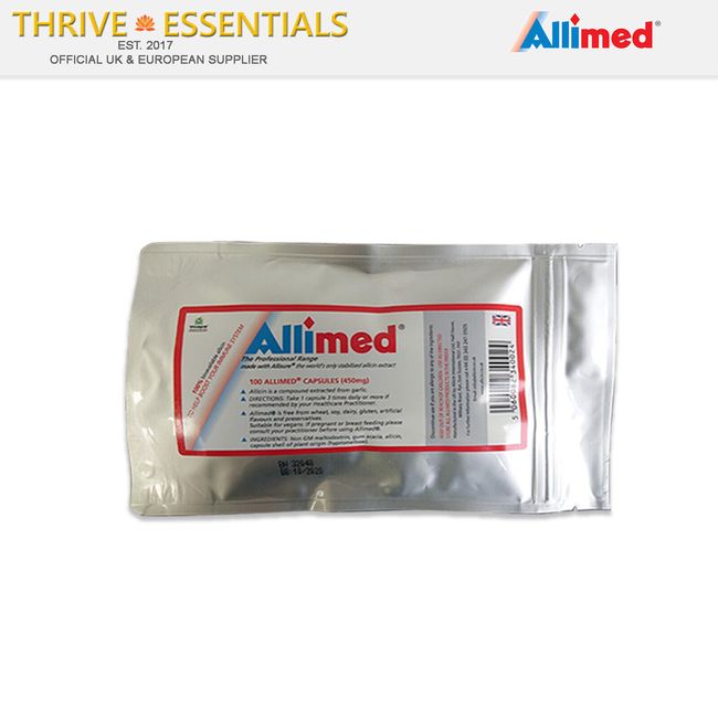 Allimed® Capsules 450 mg. Prebiotic (100 Capsule), Highest Quality + FREE P&P UK