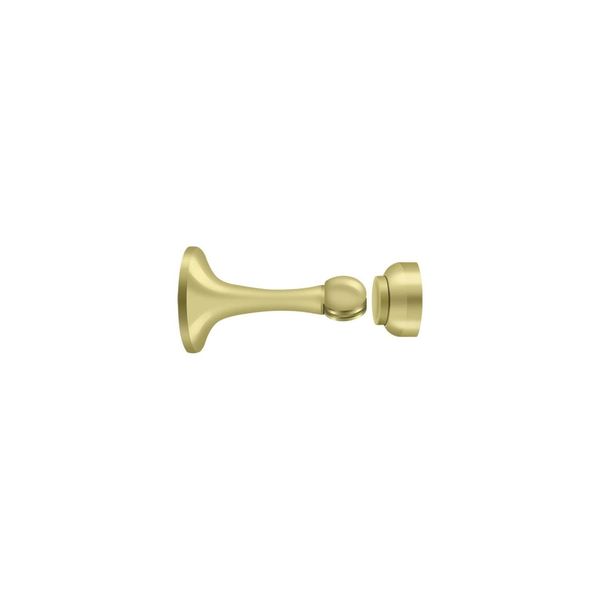 Magnetic Door Holder 3"Bright Brass