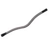 Collegiate Curved Silver Chain Browband, Black, Full