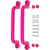 Swing Set Stuff Playground Handles with SSS Logo Sticker, Pink, 13"