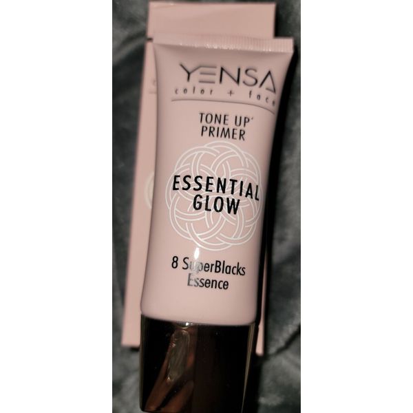 YENSA Tone Up Primer Essential Glow 8 Superblacks Essence 1oz/30mL FULL SZ NIB