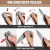 WORKPRO 2PK Folding Utility Knife EDC Pocket Knife Box Cutter Quick-Change Blade