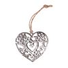 Pack of 8 Metal Heart Decorations