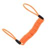 Kodrily Alarm Disc Lock Spring Reminder Cable, Security Spring Reminder Coil Cable, Portable Motorcycle Reminder Cable, Disc Lock Reminder Cable (Orange)
