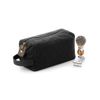 Canvas Duffel Bag Toiletry Wash Bag, Black