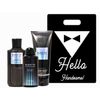 Black Tie - White Barn - Bath/Body Work - Gift Set 3 Piece Bundle - with Gift Bag Hello Handsome