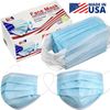 MADE IN USA |  50 PCS Blue Face Mask Disposable 3-PLY Earloop Mouth Cover 