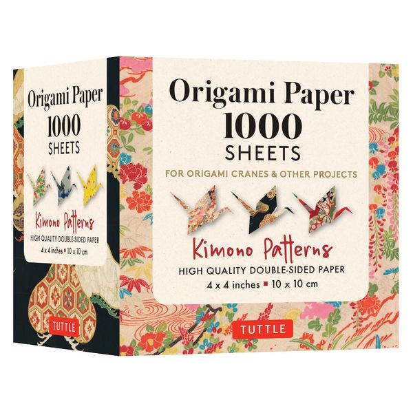 Origami Paper 1,000 Sheets Kimono Patterns: Tuttle Origami Paper: Double-sided Origami Sheets Printed With 12 Different Designs - Instructions Included