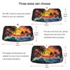 Car Windshield Sun Shade, Beach Sunset View Palm Tree Windshield Sunshades Sun Visor Protector Foldable Blocks UV Rays