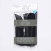 24Pk Mixed Cutlery 24Pk Charcoal Black