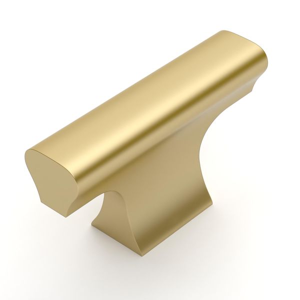 Amerdeco 10 Pack Brushed Gold Cabinet Knobs Single Hole Cabinet Pulls Round Kitchen Cabinet Knobs Solid Drawer Knobs Dresser Knobs and Pulls for Bathroom Cabinets ZH0056