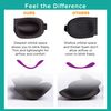 Bucky 40 Blinks No Pressure Solid Eye Mask for Sleep & Travel, Gold, One Size