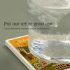 San Francisco, California, Geometric (Absorbent Ceramic Coaster, Single, Cork Back, Kitchen Table Decor)