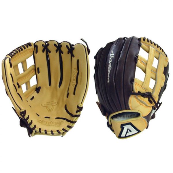 Akadema AHO224 ProSoft Series Glove, 13" - Right Handed Throw, Black/White