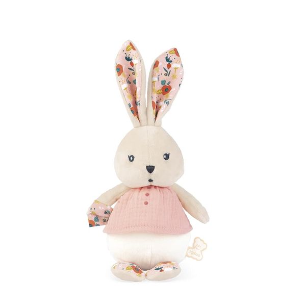 Kaloo - K'Doux - Coquelicot Little Rabbit Puppet - Pale Pink - Swaddling Fabric - Soft toy - 20cm - K969953