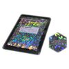 DIY MASTER Rainbow Glitter Flakes, Alphabet Letters, 0.2 in. (5 mm), 1.8 oz (50 g)