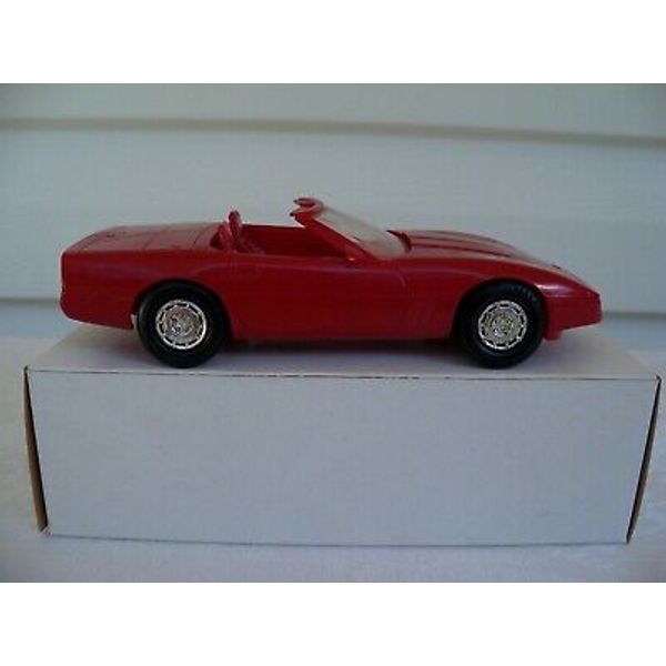 1987 Chevrolet Corvette Convertible Roadster Dealer Promo Toy Sport Car Red