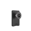 Black Dog Paw Print Gray PopSockets PopWallet for MagSafe
