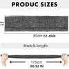 African Net Long Bath Net Sponge,JASSINS African Bathing Sponge,Body Exfoliating Long Net Shower Body Scrubber Back Scrubber Skin Smoother,Stretch Length to 66 INCH (Black)
