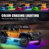 For Dodge Durango SRT RT 6PCS RGB LED Underglow Lighting Kit Neon Strips Lights
