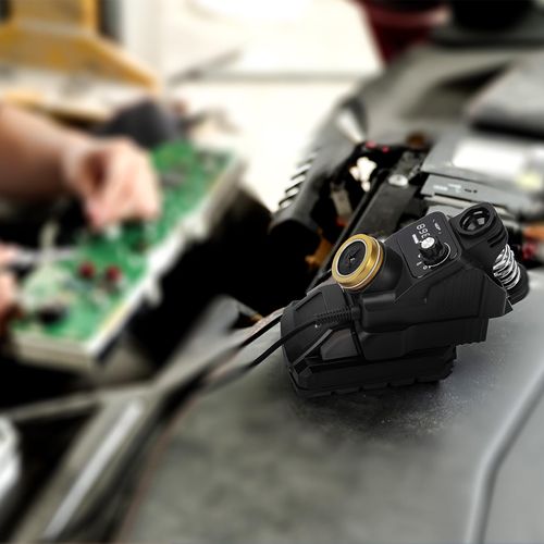 WEP 937D-I 3 Cordless Soldering Iron Kit Compatible with Milwaukee 20V/18V Battery, with Integrated Iron Holder, Digital Display, 6 Soldering Tips, Adjustable Temperature, Auto Sleep & Shutdown