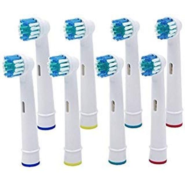 Generic Braun Electric Toothbrush Replacement Brush Heads - 8 Pack - Highest Quality Generic