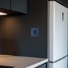 British General Evolve Double Pole Matt Blue Switch, 20A, LED Indicator, Wall Plate