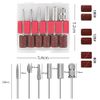 YFFSFDC Nail Care Set, 11 Pieces, Nail Drill Bit Set, Carbide Burr, Grinding Head Set, Manicure Tool, Nail File, Professional Electric Nail Machine Set, Nail Clipper, Nail Polish, Exfoliating Shank, Suitable for Business, Home and Salon