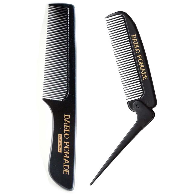 BABLO Pomade Folding Comb & Original Comb Set Comb for Men Men Hair Barber