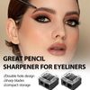 DAJING 2pcs Makeup Sharpener,2 Holes Eyeliner, Lip Liner, Compact & Easy to Clean