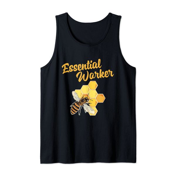 Funny Beekeeping Honey Bees Environmental Tank Top, black