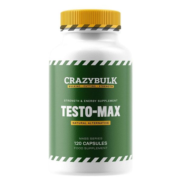 CrazyBulk TESTO-MAX (SUSTANON) Natural Alternative for Strength & Energy 120tabs