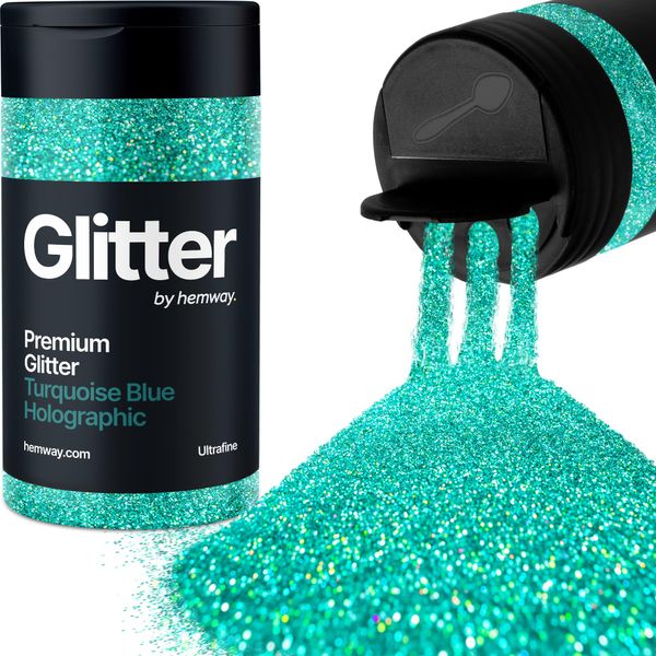 Glitter Shaker Turchese Blu Olografico Viso Nail Art Tumbler Natale Festival Accessori Ultra Fine Craft Resin Cosmetico 130g/4.6oz