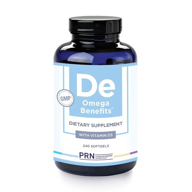 PRN De Dry Eye Omega 3 Fish Oil –Support for Eye Dryness - 2240mg EPA & DHA Supplement in Natural Triglyceride Formula – Formula for Healthy Eye Care-4 Serving per Day, 2 Month Supply