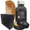 Hand Crafted Caveman® Beard Oil Conditioner + Beard Balm + FREE Comb + Soap KIT