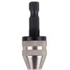 MALAYAS 1/4" Keyless Chuck 0.3-6.5mm 3 Jaw Keyless Drill Chuck Adapter Conversion Tool Hex Shank-Holds Micro