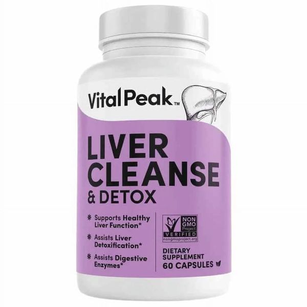 Liver Cleanse & Detox,Vegan Liver Support Supplement with Dandelion Root