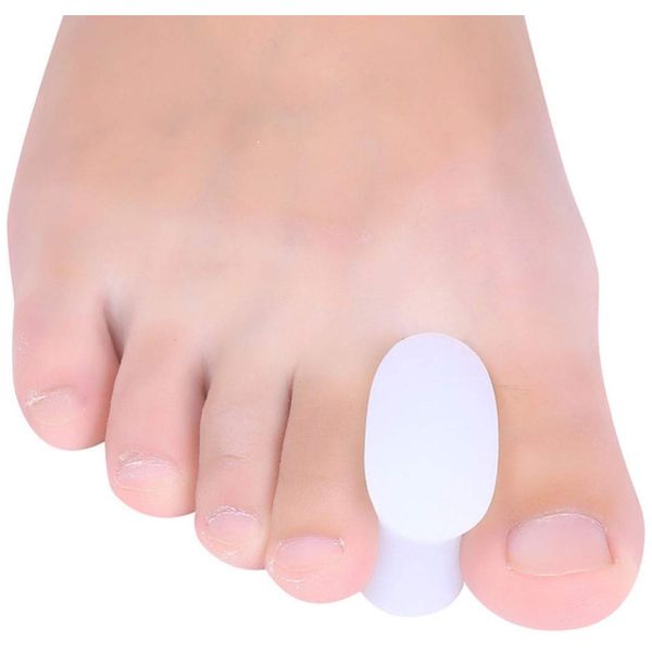 PEDIMEND Silicone Gel Toe Separators for Bunions, Toe Separators for Overlapping Toes, Exercise Friendly Best Toe Separators for Women and Men, Foot Care (2 PAIR)