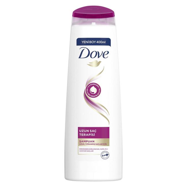 Dove Ultra Care Saç Bakım Şampuanı Uzun Saç Terapisi Uzun Yıpranmış Saçlar İçin 400 ml