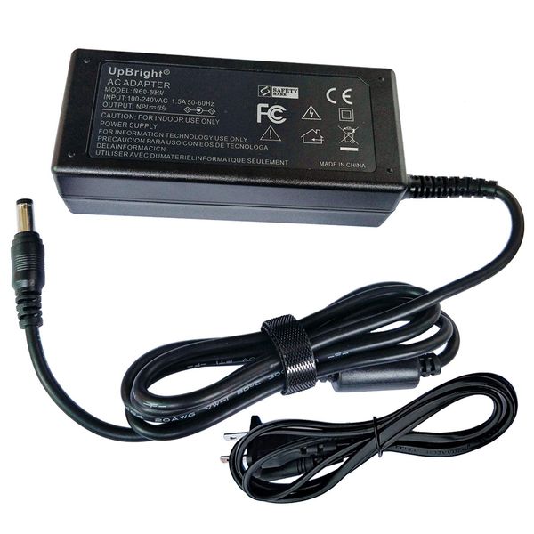 UpBright 12V 4A AC/DC Adapter Compatible with Govee DreamColor 32.8FT 5050 LED Strip Lights Dream Color WiFi Wireless Smart Control H6116 H6117 H61171A1 CW1204000 12VDC 4.0A 48W 12 V Power Supply Cord