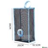 Aselect Plastic Bag Stocker, Plastic Bag Holder, Plastic Bag Holder, Plastic Bag Storage (Pink, Large)