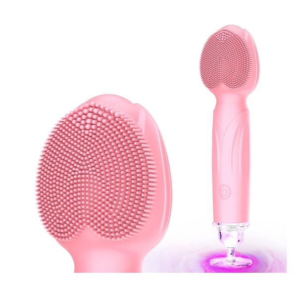 sonic facial cleansing brush face scrubber waterproof face massage rechargeable