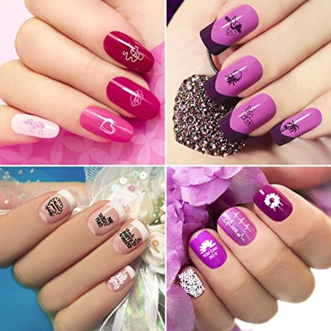 Mix Logo Nail Stamping Plates